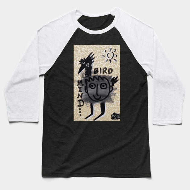 bird Baseball T-Shirt by Angel Rivas